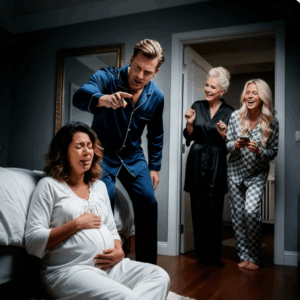 At 5am, my husband slapped me hard across the face while I was heavily pregnant. “Get up and make breakfast for my parents,” he shouted. I felt the warmth of blood as his parents laughed — “You deserve it,” my sister-in-law sneered. Trembling, I sent an SOS before everything went dark. What followed left the courtroom silent. The judge’s face said it all. true story the masked bonds