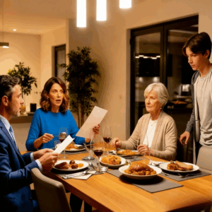 I donated my kidney to save my mother-in-law’s life. six weeks later, my husband slid divorce papers across the dinner table — while his mother smirked and said i should be grateful. but they had no idea what i was planning next — and what my 15-year-old son did the masked bonds next left them speechless.