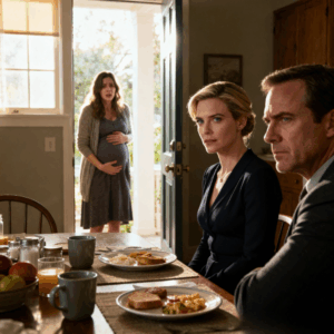 “THE BACKUP WIFE…” ONE HOUR LATER, SHE STARTED SCREAMING    ChatGPT said: My husband asked for a divorce over breakfast — then, his pregnant mistress showed up at my door and called me “the backup wife…” one hour later, she started screaming.