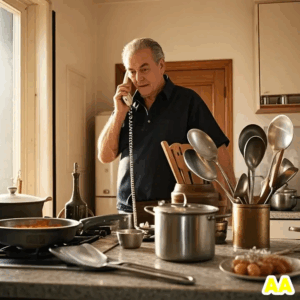 I CAME HOME EARLY AND FOUND MY HUSBAND CRYING IN THE KITCHEN HE DIDN’T HEAR ME COME IN. THEN HE SAID ON THE PHONE, ‘I CAN’T LIE TO HER ANYMORE.