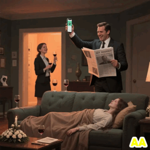 AFTER MY HUSBAND PUBLISHED MY OBITUARY IN THE LOCAL NEWSPAPER, I OBSERVED HIM CELEBRATING MY “DEATH” WITH HIS 24-YEAR-OLD INTERN THROUGH OUR HOME SECURITY APP. INSTEAD OF CALLING IMMEDIATELY, I REMAINED “DEAD” FOR A WEEK. I SECRETLY PLANNED MY GRAND ENTRANCE AT MY OWN MEMORIAL-WITH THE INSURANCE INVESTIGATOR AND A DETECTIVE AS MY SPECIAL GUESTS.