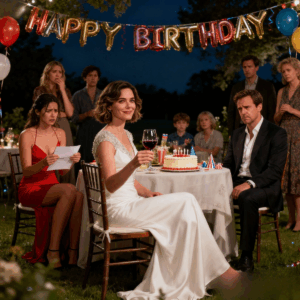 My sister announced her pregnancy with my husband at my birthday dinner, expecting me to collapse. instead, i raised a toast. i revealed the results of the fertility test he took last month, and suddenly everyone knew…