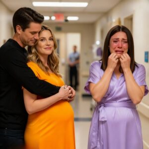 For ten years my ex-husband pinned our childless marriage on me. When he spotted me at a clinic, he jabbed a finger toward his pregnant wife and sneered, ‘She can give me kids when you couldn’t.’ He expected me to crumble. I met his gaze, calm, and asked the question I’d been saving: ‘My doctors said I’m fine. Did you ever get yourself checked?