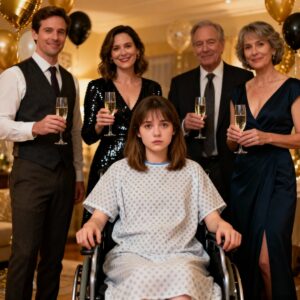 I woke up from my coma to an empty room. Below me, laughter echoed as my parents celebrated my sister, declaring I wasn’t worth their tears. But when I stepped down the stairs, the world shifted…
