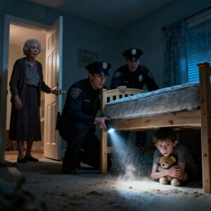My son didn’t answer the phone for two weeks. So I decided to go to his house quietly. But when I arrived, something moved under my grandson’s bed. When the police lifted the bed what we found left us all in shock. Because…