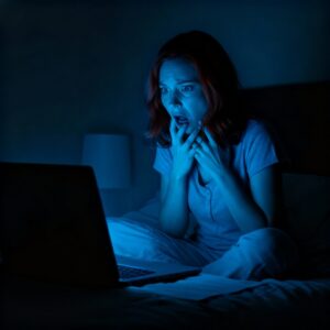 My husband gifted me a laptop for my 35th birthday in front of his family. His mother smirked. His sister laughed. His brother made a “we planned this” face. I thought it was love… Until i opened it that night and what i saw made my blood run cold