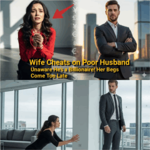 Wife Cheats on Poor Husband, Unaware He’s a Secret Billionaire Heir! Her Begs Come Too Late