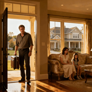 When my husband told me, “I’m moving back in with my ex-wife to take care of her, you’ll understand one day,” I smiled and said, “Of course.” I even packed his bags and drove him there. What I quietly slipped into her mailbox had him back home, empty-handed, in less than 48 hours