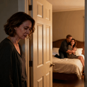 I returned home to grab my keys — but the moans from the bedroom paralyzed me in the hallway. It wasn’t just the sound that broke me… it was who I saw in his arms that made my world collapse.