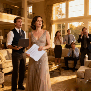 After i refused to give my husband my inheritance, he invited me to a family meeting. When i arrived, they had lawyers ready to force me to sign it over. But the moment they handed me the papers… i smiled and said: “Funny, i brought someone too.”