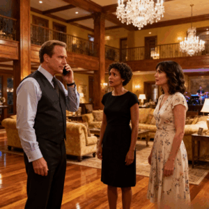 “We gave your wedding fund to your sister. She deserves a real wedding,” dad said it like he was proud. I didn’t cry. I just looked at my fiancé. He stood up, pulled out his phone, and said: “Should I tell them what I do for a living?” My sister’s smile disappeared..