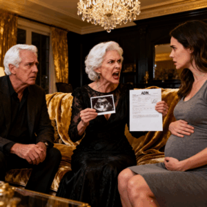 At the family dinner, my daughter-in-law came up to me and whispered, “I’m pregnant with your husband’s baby, you tacky old woman!” I laughed out loud and said, “Don’t worry, dear.” Weeks later, I gave her a surprise… the DNA test ruined the shrew!