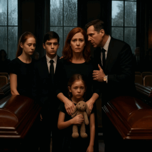 I was standing at my parents’ graveside, holding my children, when my husband leaned in and whispered, “I want a divorce.” I thought my life was over… until I discovered what my mother had been hiding for years. That secret became my weapon, and when he least expected it, I struck back.