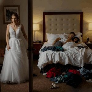 On our wedding day, i found my fiance in bed with my maid of honour — but instead of screaming, i called his entire family to the room. what i did next made this entire family drop to their knees.