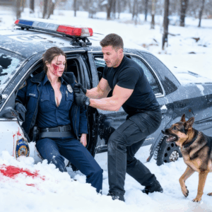 Single dad found a female cop dying — what he and his dog did shocked the entire police force