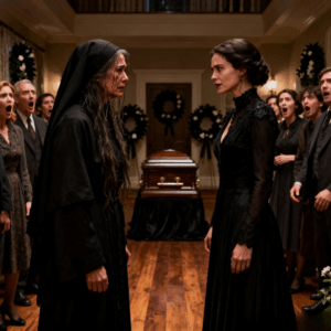 My twin sister showed up the night before my husband’s funeral to gloat about ruining my life. She didn’t know our entire family was listening from behind her.