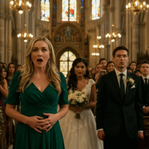 On my wedding day, i was about to say my vows when my maid of honor stood up and announced she was pregnant with my husband’s baby. 300 guests gasped. but instead of crying, i just smiled and said, “i’ve been waiting for you to finally tell everyone the truth.” her face went white. she had no idea what was coming next…