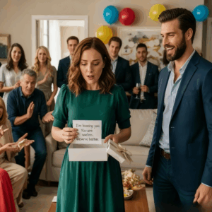 At my birthday party, i planned to announce my pregnancy. instead, my fiancé handed me a gift box. inside was a note that read, “i’m leaving you. you’re useless. i deserve better.” everyone laughed as he walked away. my friends looked at me, waiting for a reaction. i just smiled — because he didn’t know what i can do. two months later, he was drunk in front of my house, screaming my name.