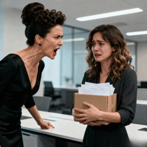 My sister fired me as soon as she became CEO of our family business. ‘Your services are no longer required,’ she announced during the board meeting I helped schedule. ‘Clear your office by tomorrow.’ I nodded calmly and couldn’t stop laughing. Next morning would be fun.