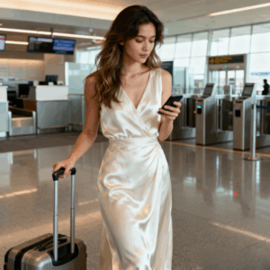 At the airport my ticket was canceled, I checked my phone, mom texted “have fun walking home, loser!” then dad said, “stop acting poor, take a bus like you should.” So their faces went pale when…