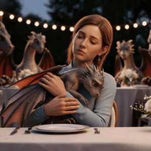 Dragon emperor sees human waitress carry his disabled baby dragon – and changes his life forever…