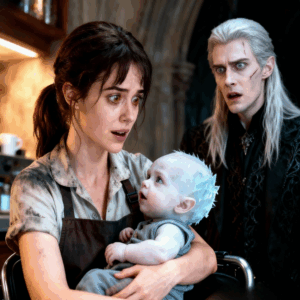 Vampire king sees human waitress carry his disabled baby vampire – and changes his life forever