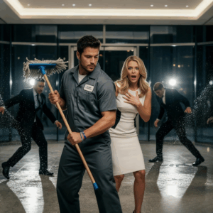 Single dad janitor took down 4 men with a mop — the CEO froze when she learned who he was