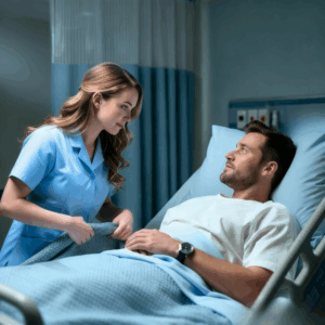 A shy nurse spoke to a patient in the dark—unknowing he was the CEO of the hospital