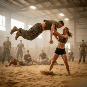 “Try not to cry, princess” — they mocked her, until she became a navy seal and took down 6 marines