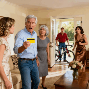 My parents borrowed my gold credit card to make a $5,000 online payment. A few days later, I noticed my sister had a brand new card and my brother showed up with a sports bike. Suspicious, I asked for my card back. Laughing, they said it only had $10 left. But when I looked at it, I couldn’t help but laugh — the card they used was actually a credit card dummy.