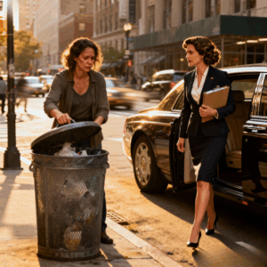 After my divorce, my ex-husband and his expensive lawyers made sure i lost everything: ‘nobody wants a homeless woman’. while digging through trash, a woman approached me: ‘excuse me, are you sophia hartfield?’ when i nodded, she smiled: “your great-uncle in new york just died. he left you his mansion, his ferrari, and his $47 million estate but there’s one condition…” what she said next changed everything.