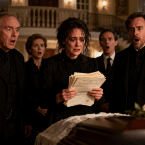 at my dad’s wake, my husband emptied my bank account. he chose the funeral to take everything from me. my savings. my inheritance. my stability. he thought i would crumble. but when i looked at him, he was smiling. so i smiled back. because he had no idea what i’d already done with