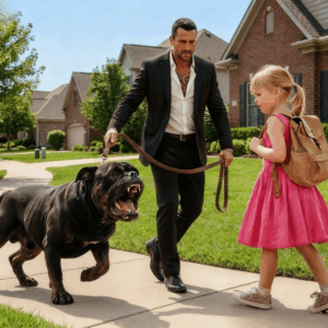 Nobody could tame this mafia boss’s bulldog — then a little girl did something shocking!