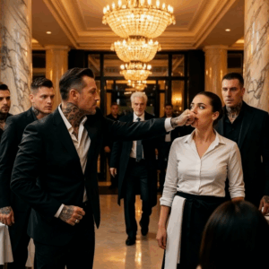 Mafia boss slaps shy waitress, calls her thief — froze when she called her father