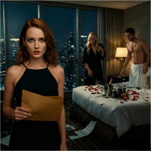 My fiancé proposed to my cousin on my birthday. She smiled and said, “I saved you from a man who never loved you.” I didn’t cry. I served the cake… and handed her something that made her knees buckle.