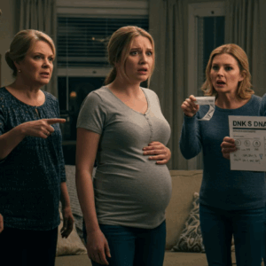 My husband’s brother lied that I seduced him and was carrying his baby. My husband spat on me, his mom slapped me, his sister humiliated me. I vanished without a word. Two years later, he found me and saw the child. His face went pale. He whispered, “Is that…?” I shut him out forever.