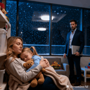 She slept on the floor with the ceo’s daughter — the millionaire saw it… and then what happened?