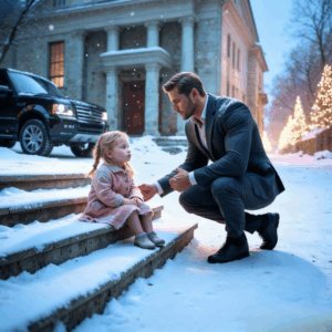 Ceo found a little girl sitting alone in the blizzard — “mom said you’re the only one who can help us”