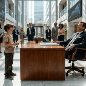 “I just wanted to check my balance — the millionaire laughed… until he saw the screen”