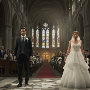 Just moments before saying “I do,” my fiancé demanded I sign a prenup at the altar. So I handed him mine — what happened next left him speechless.