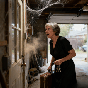 I inherited a run-down garage from my husband, and my son got a penthouse in Los Angeles. When he found out, he called me a “useless old woman” and threw me out of the house. So I decided to spend the night in the garage. But when I opened it, I froze in place at what I saw…