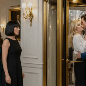 I had just returned from abroad and my best friend invited me to a hotel. I signaled to my four-year-old daughter, but when the elevator doors opened, I saw him hugging a young woman.