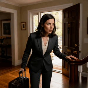 I was driving to the airport when I realized my passport was still at home — but when I walked back inside and heard my husband talking upstairs, I stopped. I moved closer… and what I heard made my hands shake and my heart turn to ice…