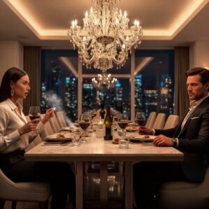 My husband looked me in the eye over dinner and calmly said he’d “gifted” my luxury penthouse to his mistress. The home I bought with my inheritance. I didn’t cry. I calculated, and when I was done, his accounts were frozen, his company was mine, the masked bonds, and his mistress vanished.