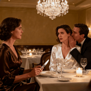 At dinner, my sister said loudly: “don’t ask her about her career – it’s too embarrassing.” her new boyfriend just watched quietly. then he looked at me and said, “so… should i tell them who signed my paycheck this morning?” her face drained of color.