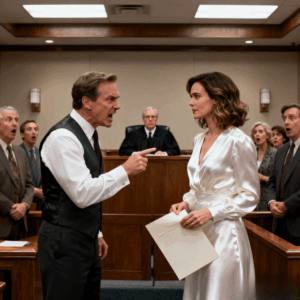 At our divorce hearing, he boasted: “i’ll finally live off her fortune.” the crowd laughed. i calmly passed the judge my envelope and whispered, “check the date on his signature.” moments later, the judge laughed so hard, my husband turned ghost white.