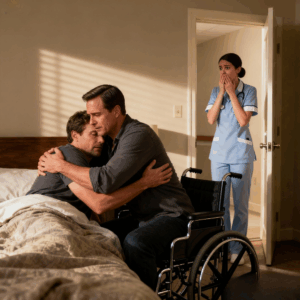 My fiancé left me right before our wedding, and in desperation, I took a job as a live-in nurse for a paralyzed billionaire, but on the very first night, I froze in shock at what I saw.