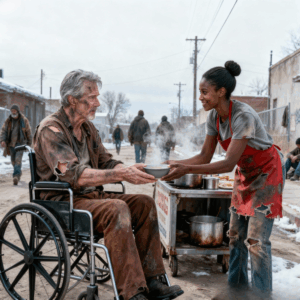 She fed a poor old beggar every day, then he said, “I’m a billionaire”