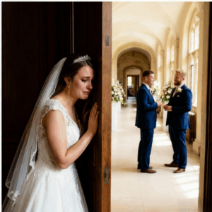 The bride overheard the millionaire groom’s secret minutes before the wedding — her response shook everyone.