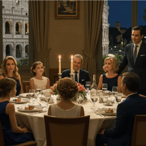 At my mother-in-law’s birthday dinner in Rome, my seat was missing. My husband chuckled, “Oops, guess we miscounted!” As the family laughed, i calmly said, “Seems i’m not family,” and walked out. Thirty minutes later, they discovered i’d canceled the entire event – venue, catering, everything. Their faces turned ghostly white